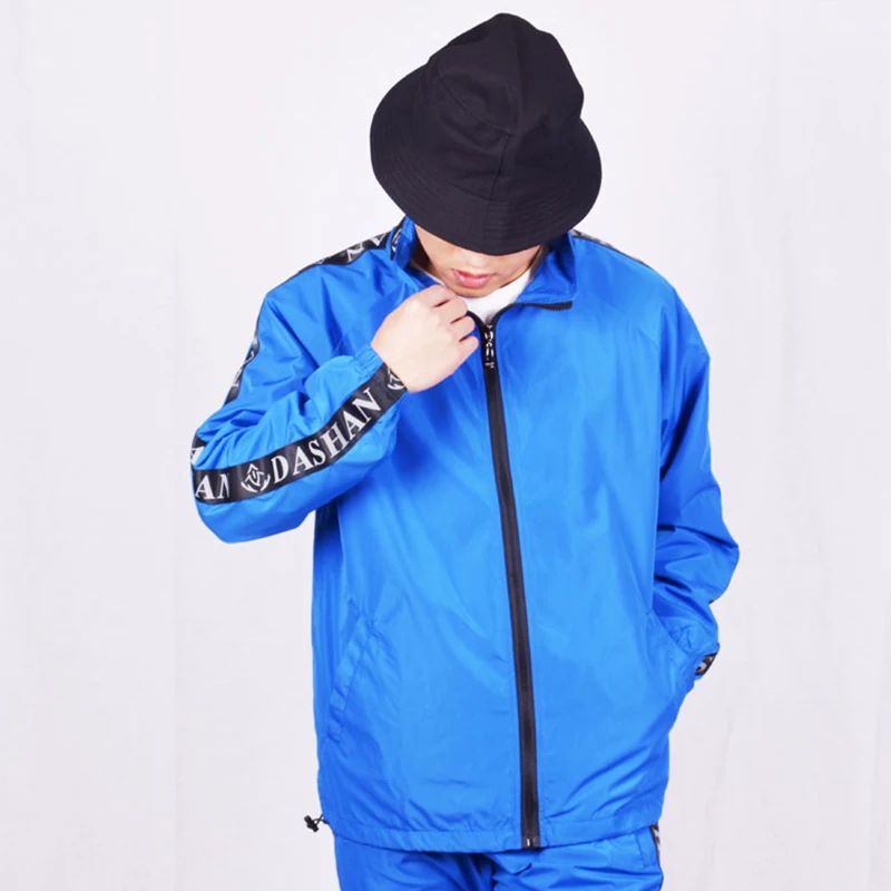 Костюмы в стиле хип-хоп для мужчин и женщин пальто брюки уличного танца одежда