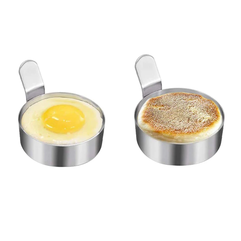 

Stainless Steel Egg Cooker Fried Egg Shaper Nonstick Omelette Pancake Maker Egg Boiler Egg Mold Kitchen Accessories Gadgets