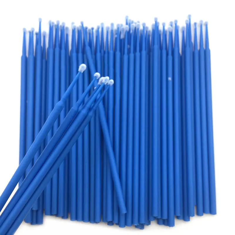 100 шт. одноразовые ватные тампоны щетка для ресниц Очищающая тампон естественное