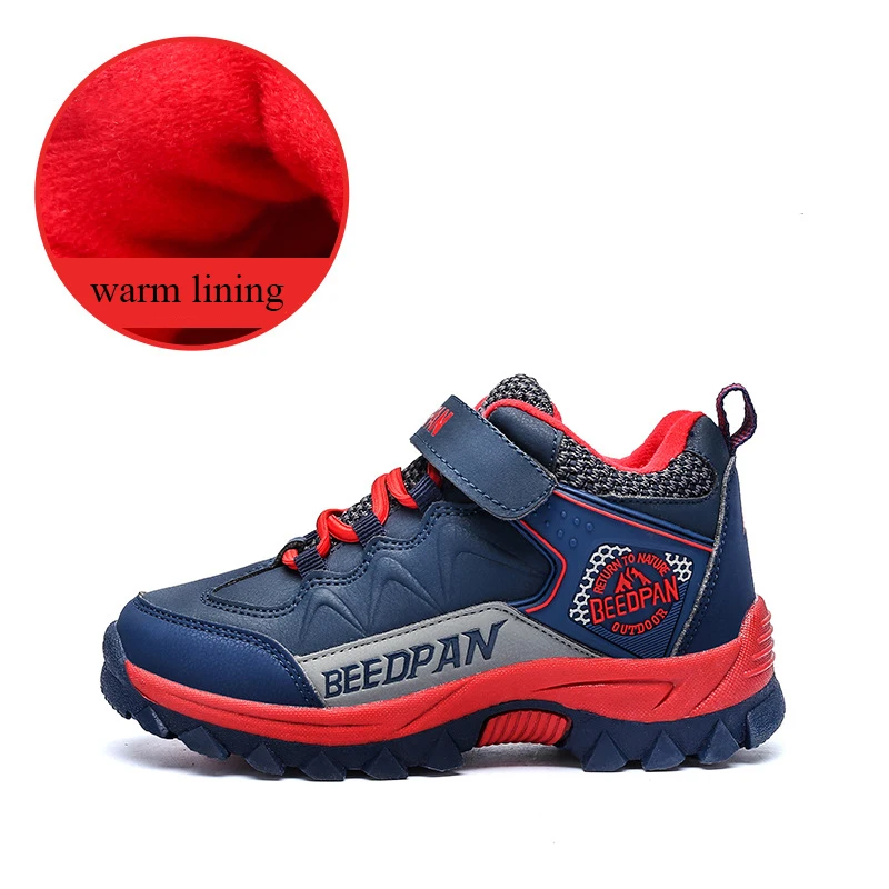 Новинка популярные детские походные ботинки Зимняя Теплая обувь повседневная