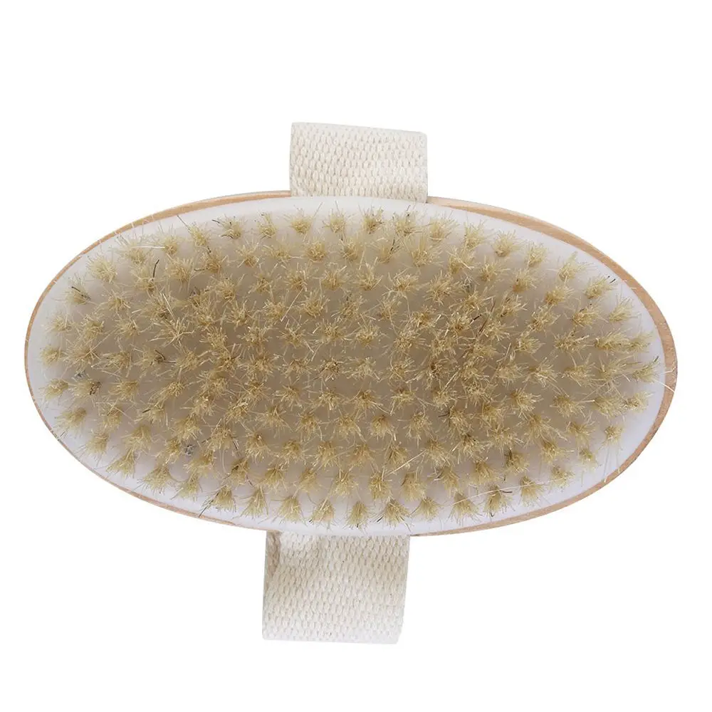 1 шт. рукоятка гидромассажная Ванна кисти Деревянная отшелушивающая для ванны и