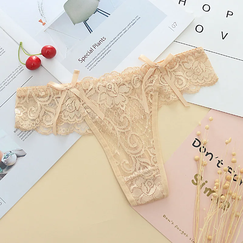 Хит сексуальные кружевные женские трусики стринги v женское нижнее белье