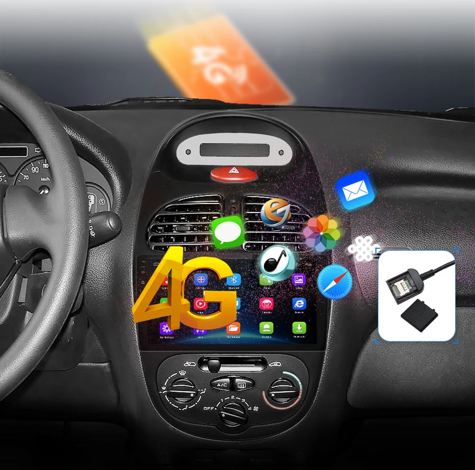 AWESAFE для peugeot 206 2001 2002 2003 2004-2008 Автомобиль Радио Мультимедийный видеоплеер gps без 2din 2 din Android 8,1 2 ГБ+ 32 ГБ