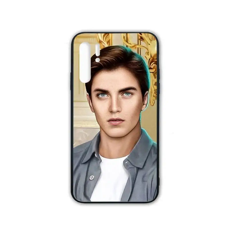 

YJY Romance Club Silicone black case coque for Huawei P9 lite 2016 2017 P 10 P20 PRO P30 P40 lite P smart 2019 cover