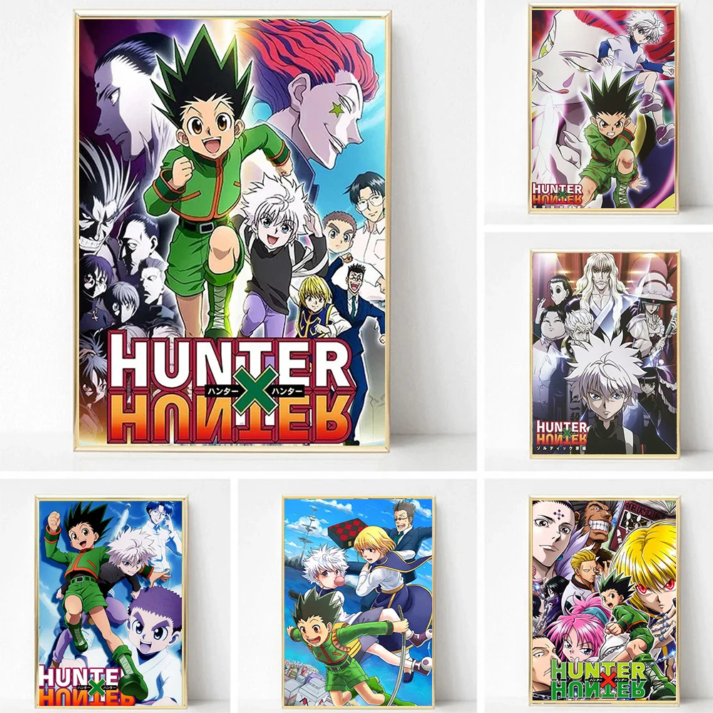 

HUNTERxHUNTER Japanese Anime Classic Character Series Posters Prints Wall Art Canvas Painting Child Gift for Living Room Decor