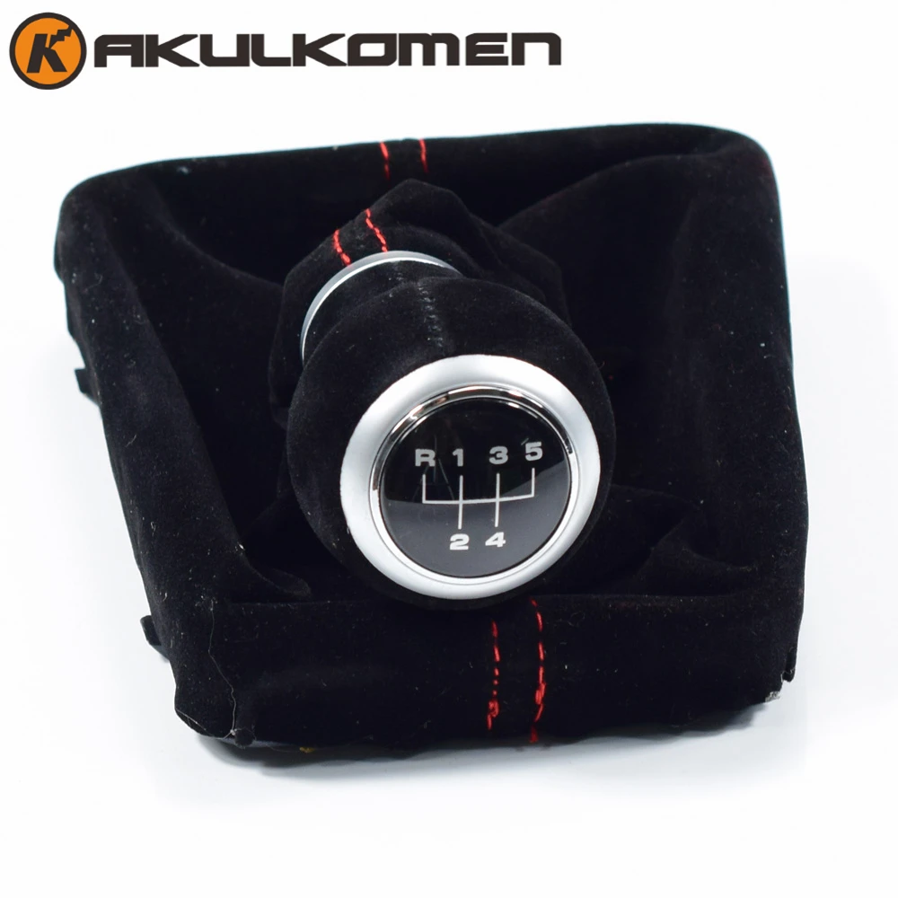 Ручка рычага переключения передач из замши 5/6 скоростей для Audi A3 S3 8V 8P S line 2014