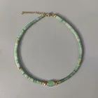 2021 Винтажные Украшения этническое ожерелье для женщин и мужчин, натуральные камни, лучшие новогодние подарки для друзей чокер из бисера