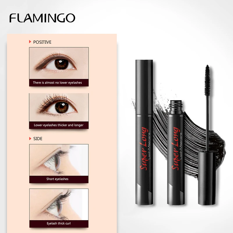 Бренд фламинго милые щипцы для завивки удлиняющие водонепроницаемые маленькие