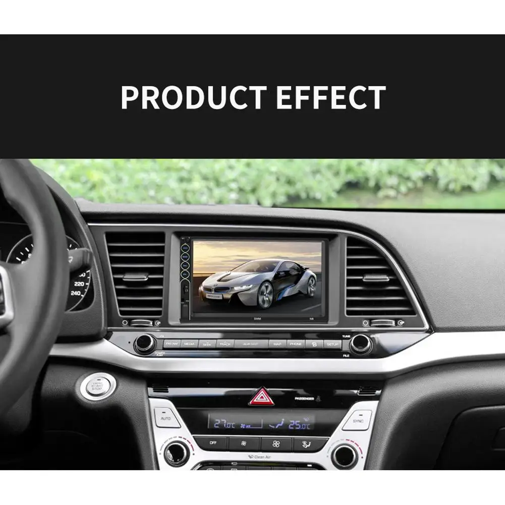 HiMISS MP5 авто медиаплеер USB Bluetooth аудио автомобильное радио Multimidia 12V FM HD 7 &quotэкран