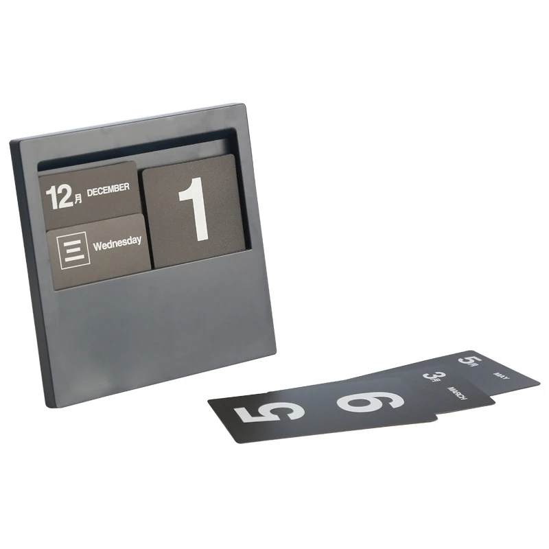 Creative Insert Type Desktop Perpetual Calendar 100 Years Desk Decoration | Канцтовары для офиса и дома
