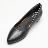 slope single shoes female inside heighten professional work shoes black leather shoes 31 41 small large womens shoes