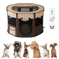 outdoor foldable portable pet cage dog house round octagonal cat cage bed indoor baby playpen dog house accessories