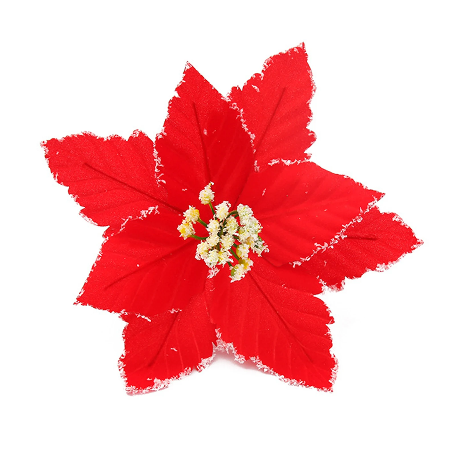 

Искусственные цветы для рождества украшения из высококачественной ткани, центральные части для праздников, венки, ремесленные изделия, дом...