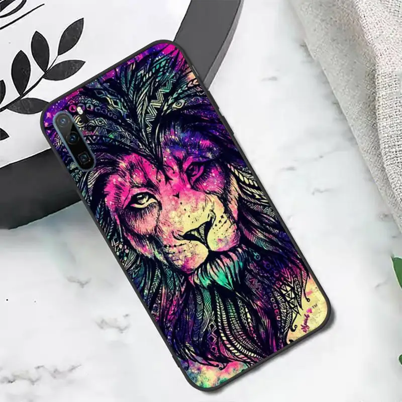 

Animals Lion Wolf Owl Elephant Tiger Phone Case For Huawei honor Mate P 10 20 30 40 i 9 8 pro x Lite smart 2019 nova 5t