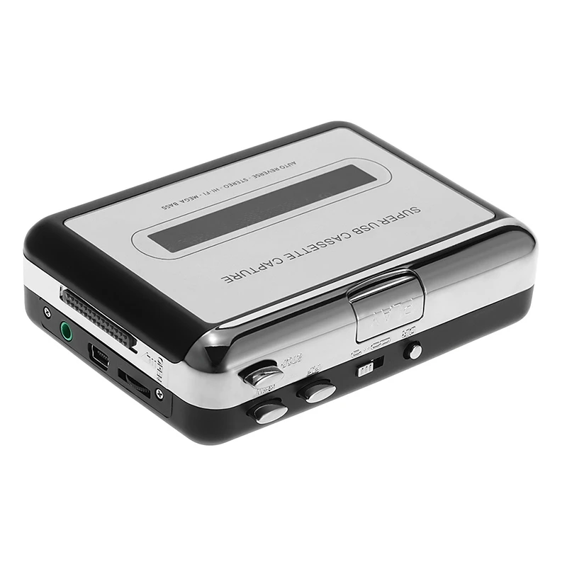 Лента для ПК Супер USB Cassette-to-MP3 аудио музыкальный плеер CD конвертер | Электроника