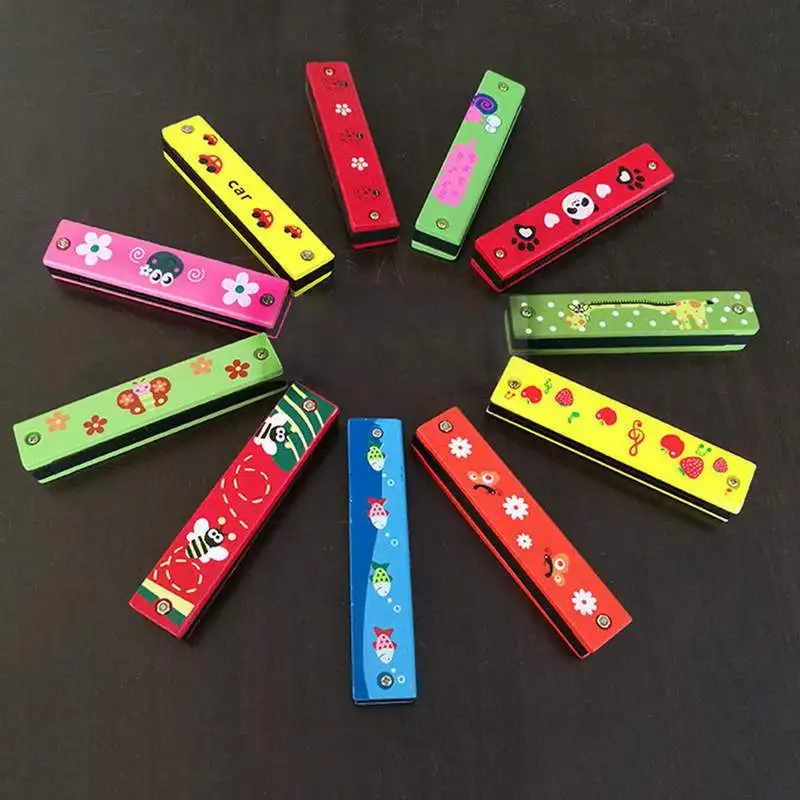 16 отверстий гармоника Диатоническая Блюз Арфа деревянный духовой музыкальный