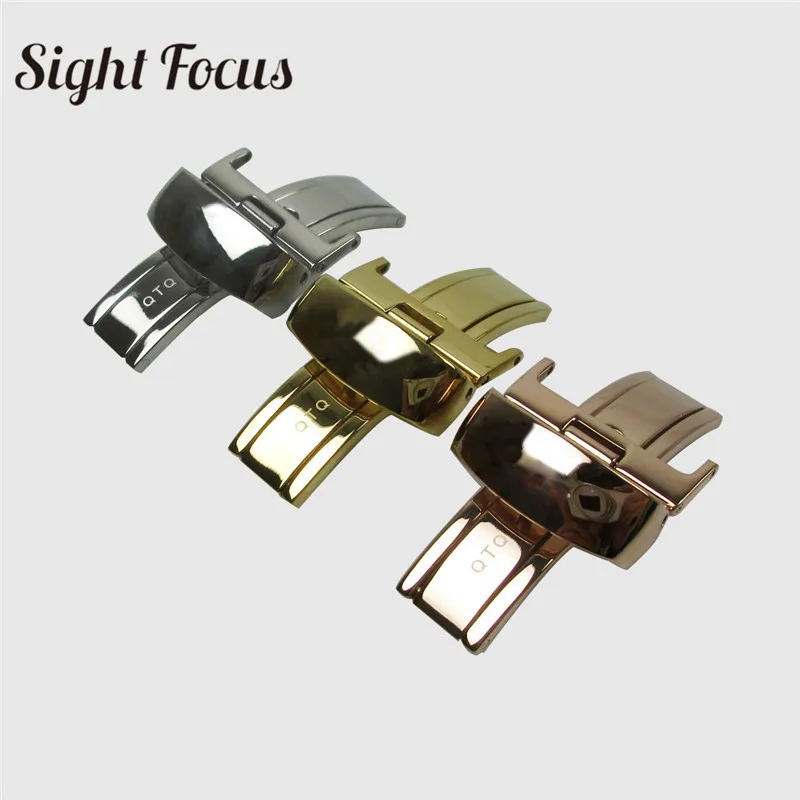 Пряжка бабочка из нержавеющей стали для часов Tissot T41 T60 T91 T099 T014 63 1853|Ремешки часов|