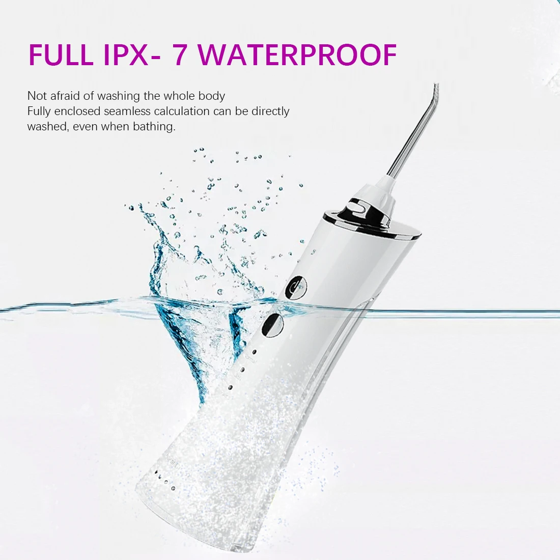 Портативный ирригатор полости рта электрический 3 модели перезаряжаемый через Usb