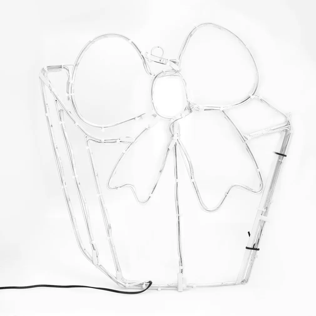 

Neon Sign Light Bowknot Shaped Design Night Lamp Wall Light Coffee Bar Mural Crafts Neon Sign Room Home Decorations