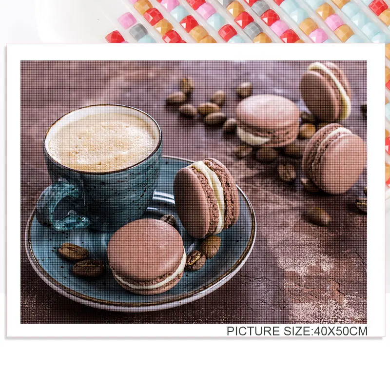 5D Diy наборы для алмазной живописи кухни круглая квадратная Алмазная вышивка