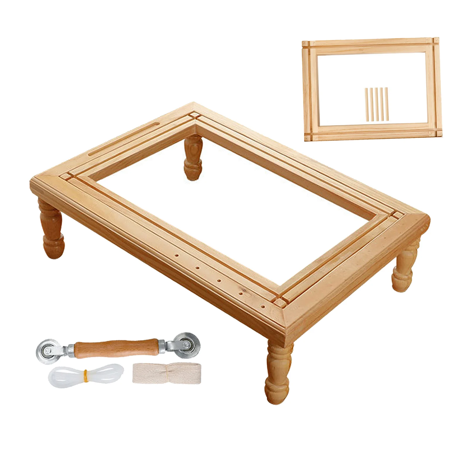 

Cross Stitch Stand Rack Embroidery Lap Holder Table Frame for DIY Needlework