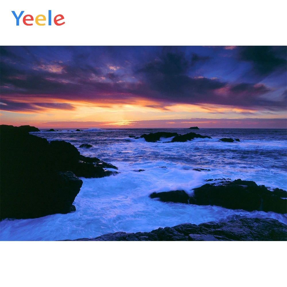 Природный фон Вечеринка море пляж спрей волны Облачное голубое небо праздничные