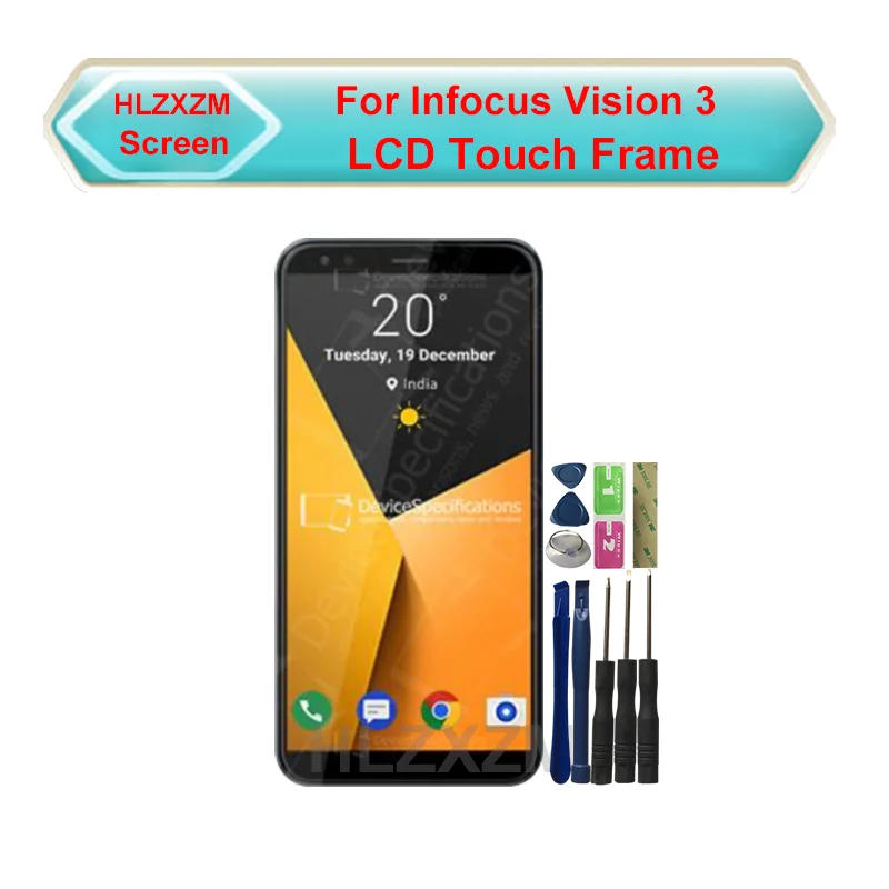 

ЖК-дисплей с сенсорным экраном и рамкой для Infocus Vision 3