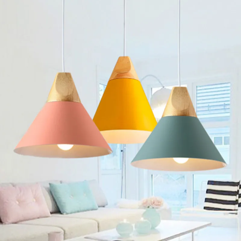 Подвесные светильники Nordic подвесной светильник современный красочный обеденный