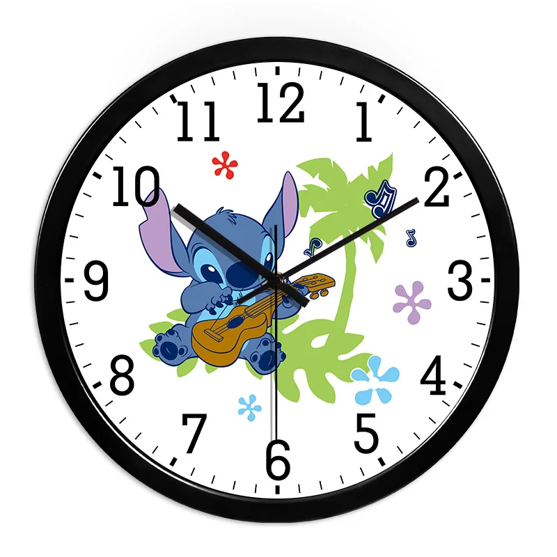 

2021 Disney Mickey Minnie Wall Clock Electronic Smart Luminous Timer Wake Up Children's Desktop Alarm Clock Bedroom Decoration