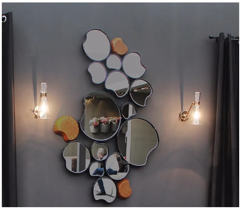 Modern Simple Glass Wall Lamp With Gold Copper Base Applique Murale Led aplique luz pared | Лампы и освещение