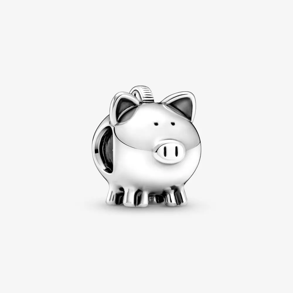 

Authentic New Arrival Cute Piggy Bank Charm 925 Sterling Silver Bead Fit Original Pandora Bracelet Women Jewelry DIY Gift