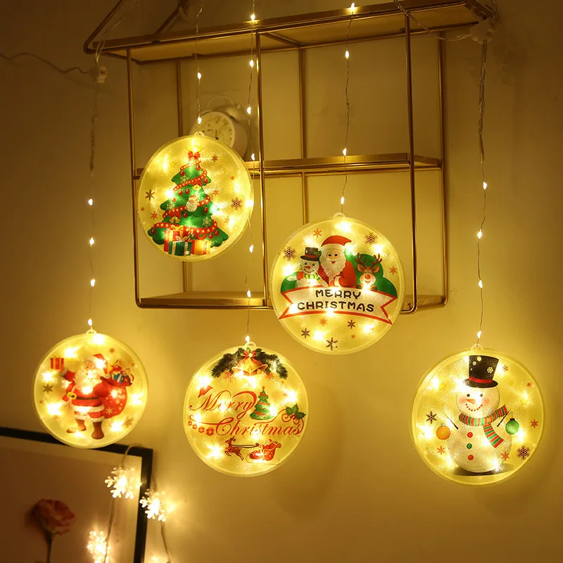 

LED Holiday Light Christmas Light Decoration Lamp Room Decor Garland New Year Decor String Lights Santa Decoration Accessories