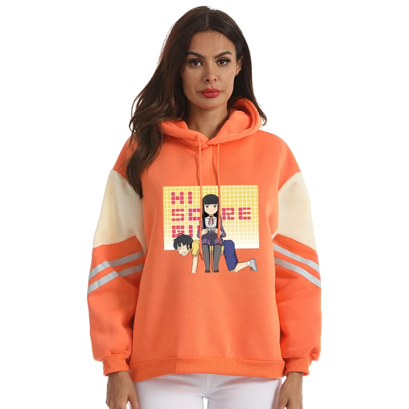 

Женский свитшот с капюшоном, новинка, флисовый Свободный Повседневный милый топ с капюшоном в стиле Харадзюку, милые худи y2k в стиле аниме