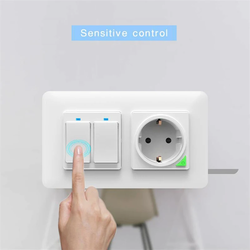 Умная штепсельная розетка Lonsonho Tuya Wi Fi 220 В беспроводной пульт дистанционного