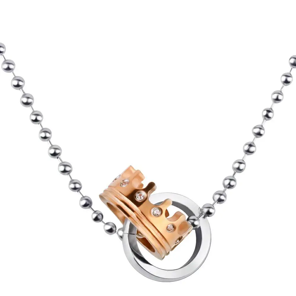 2021 Европейская и американская индивидуальность креативное ожерелье с короной