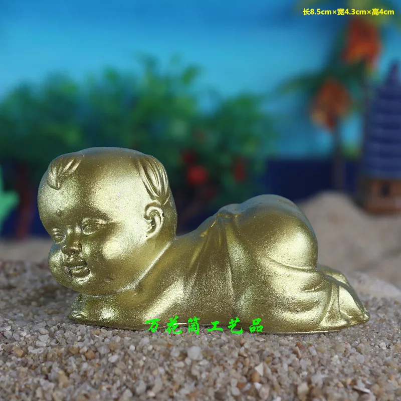 

Golden boy and girl Sanmao child baby fart child sand set heart sand table accessories factory direct sales