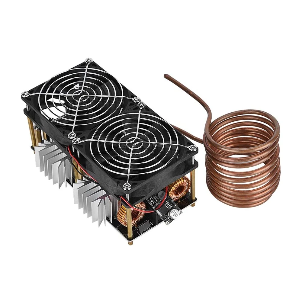 1PCS 40A 12V-48V ZVS High Frequency Induction Heating 1800W Machine Module Flyback Driver Heater DIY | Инструменты