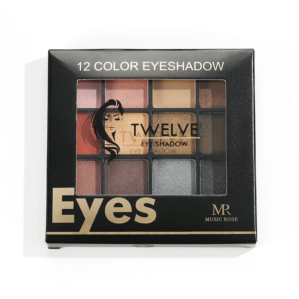 Тени для век танцев палитра теней Красота глазированные блестящие матовые