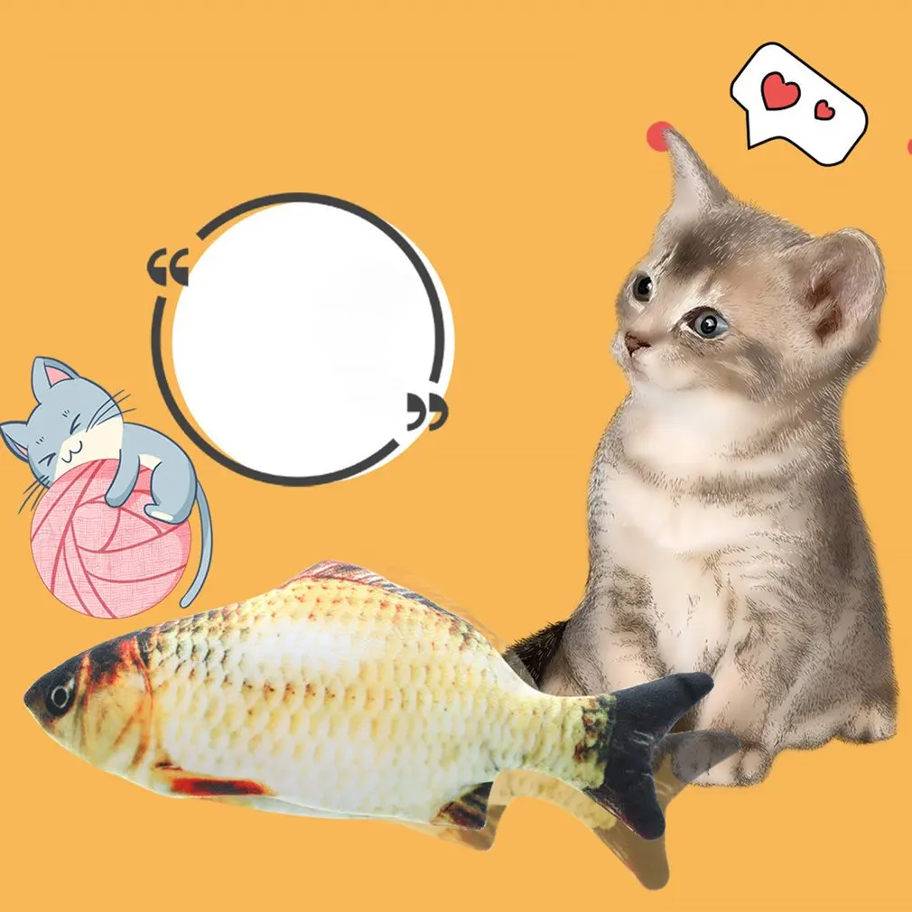 

1 pcs Simulation electric jumping fish Net Red Fish Simulation Electric Fish Pet Toy Fish plush children's toys