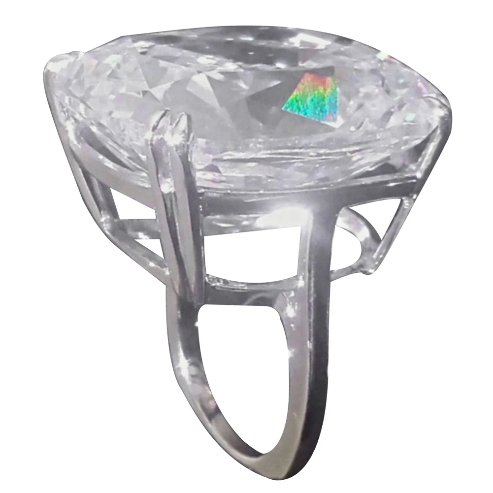 Женское кольцо с квадратным фианитом роскошное свадебное украшение подарок для