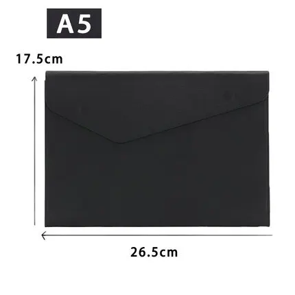 No Hand Strap Модная цветная кожаная папка А5 А4, Сумка для документов, Офисная папка, органайзер для документов с ремешком - Цвет: No Hand Strap