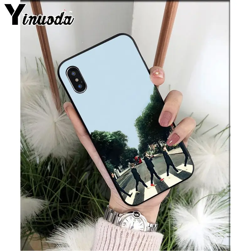 Yinuoda Why't we TPU Мягкий силиконовый черный чехол для телефона Apple iPhone 8 7 6 6S Plus X XS MAX 5 5S