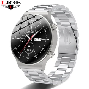 LIGE Luxury Smart Watch Men Full Touch HD Smartwatch Women IP68 Waterproof Sports Fitness Wristband 