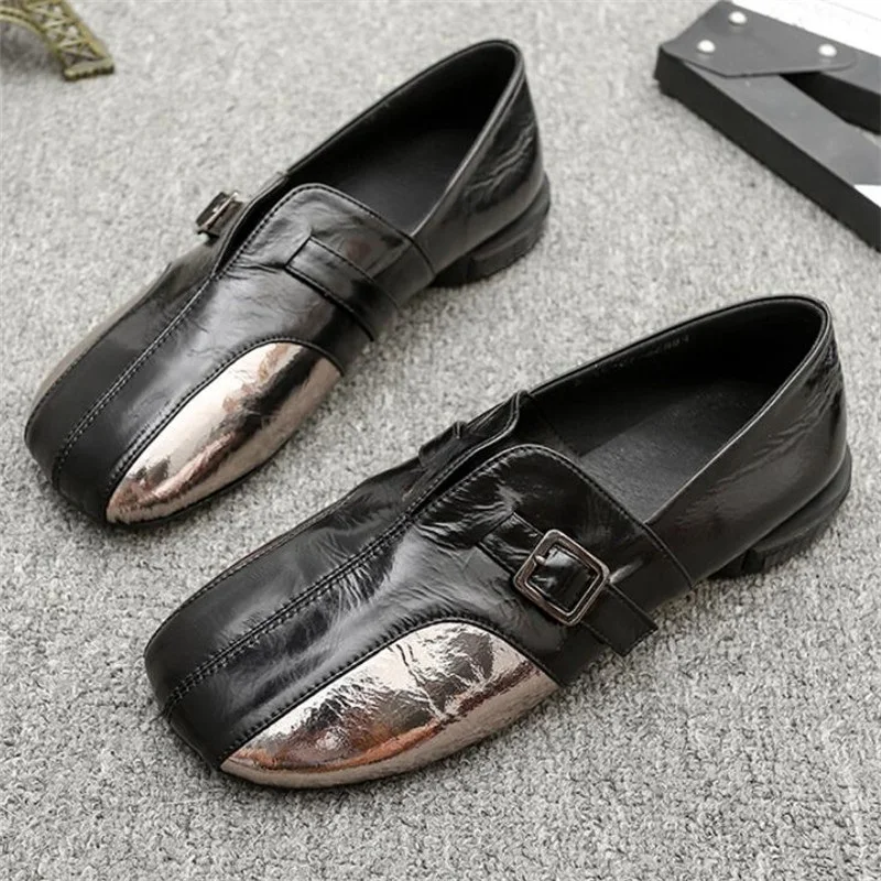

Pigskin Flat Women Shoes Moccasins Mother Loafers Soft Flats Casual Female Driving Ballet Footwear Comfortable grandma shoes