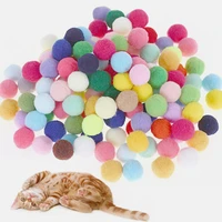 0 98in cat teeth cleaning ball cute funny cat toys stretch plush ball chew toy ball creative colorful interactive cat supplies