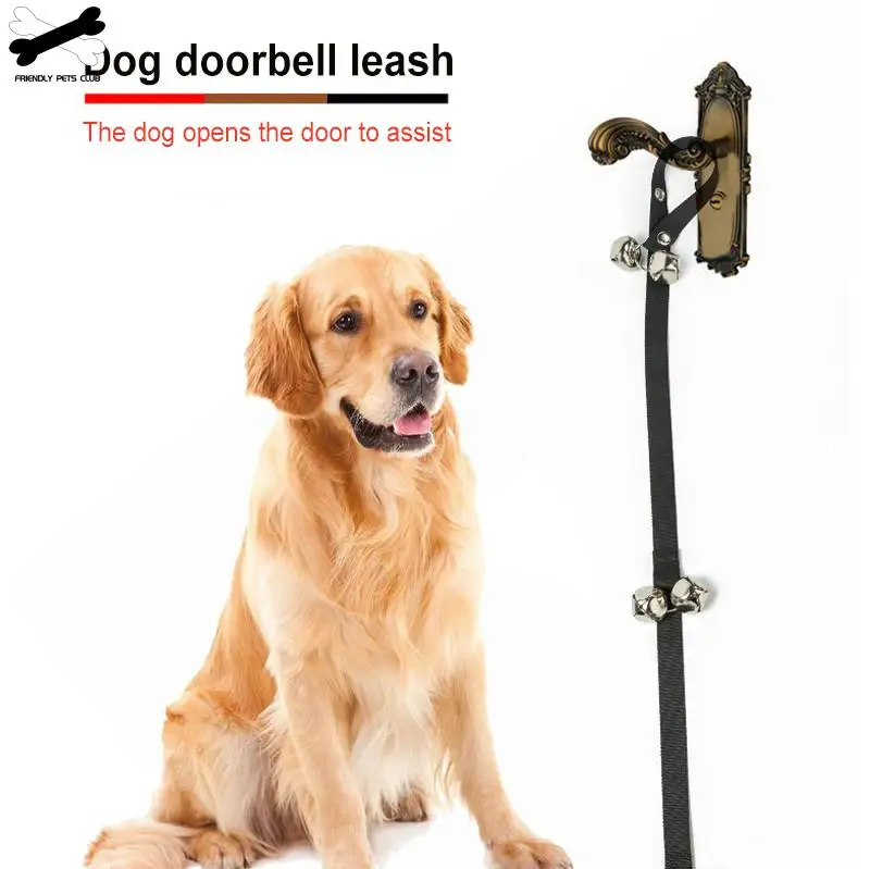 Дрессировочная собака дверной звонок Регулируемая Веревка для обучения