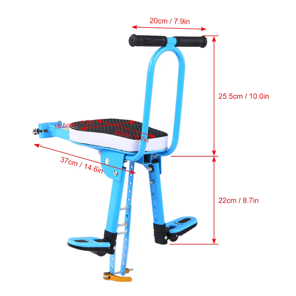Быстросъемное Переднее Крепление для детского велосипеда детское седло горный