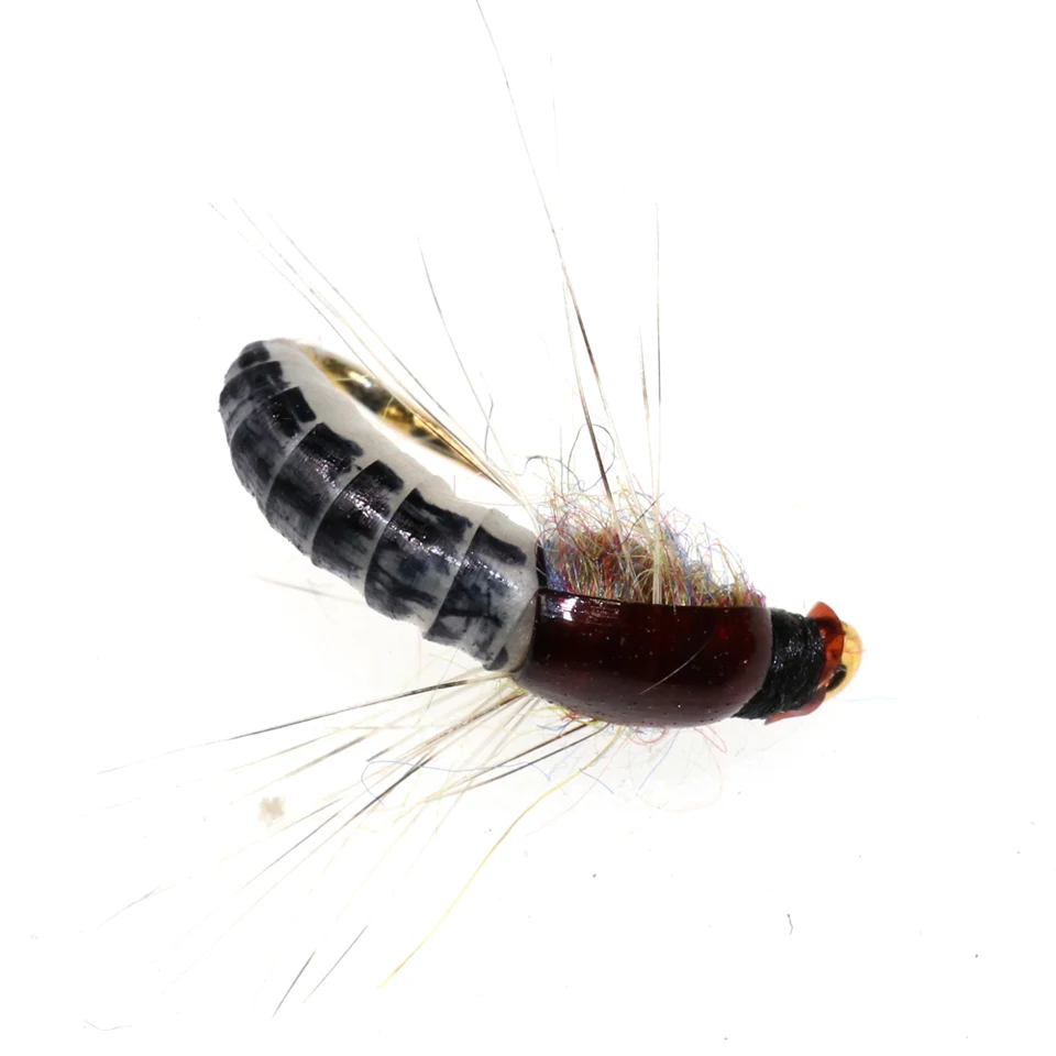 Реалистичная Nymph Scud Fly для ловли форели 8 шт. искусственная приманка-насекомое