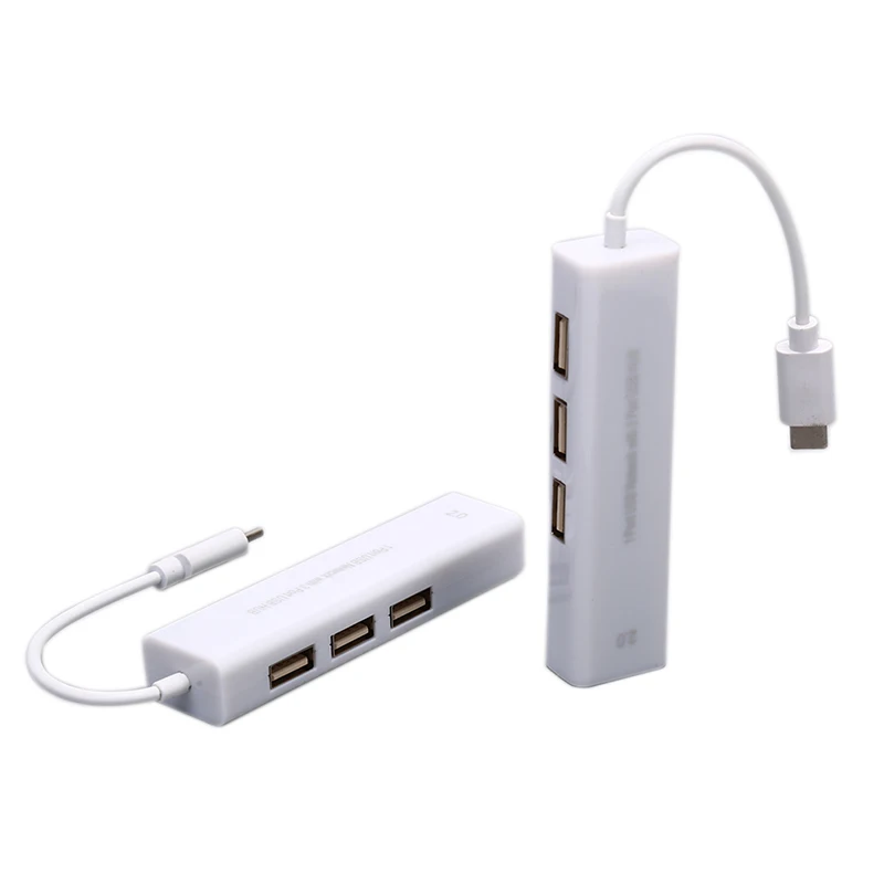 Micro USB to Network LAN Ethernet RJ45 Adapter with 3 Port 2.0 HUB For PC Android Phone Laptop | Компьютеры и офис