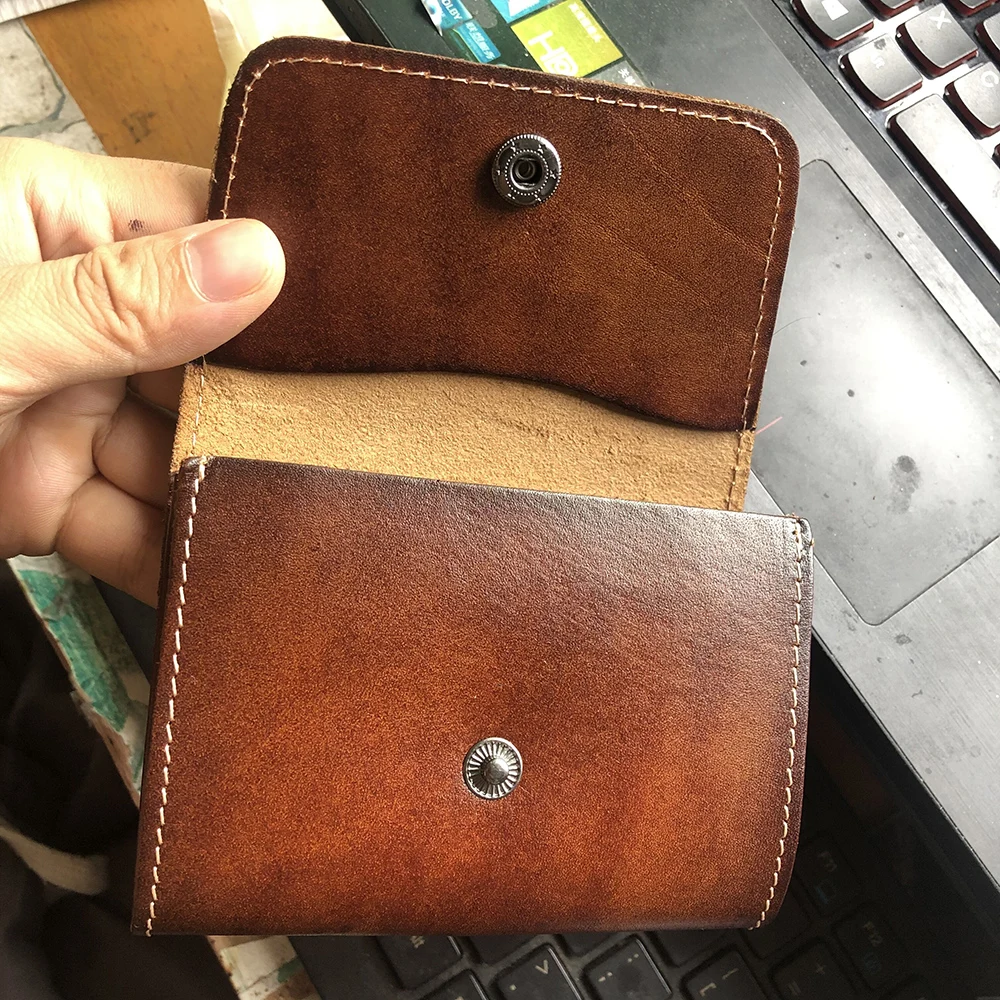 Складной кошелек для кредитных карт в стиле ретро женский бумажник из